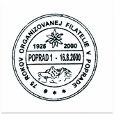 "75 rokov organizovanej filatelie v Poprade 1925-2000"