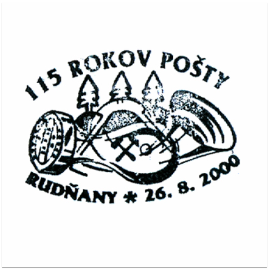 "115 rokov pošty Rudňany"