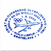 "Odlet Slovenského olympijského tímu na OH SYDNEY - Viedeň-Kuala Lumpur-Sydney"