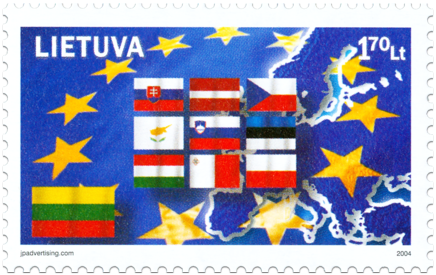 Entry to the EU - Lithuania (2 stamps)