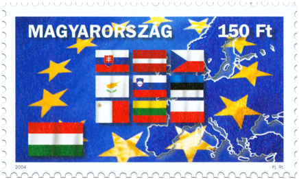 Entry to the EU - Hungary (2 stamps)