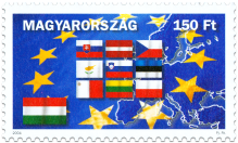 Entry to the EU - Hungary (2 stamps)