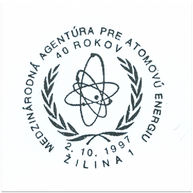 "40. Výročie založenia Medzinárodnej agentúry pre atómovú energiu"