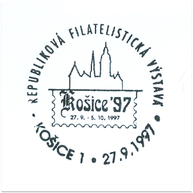 "Republiková filatelistická výstava Košice 97"