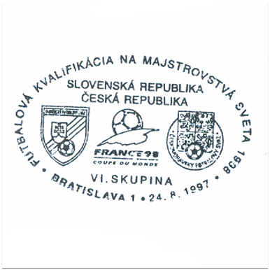 "Futbalová kvalifikácia na MS 1998 Slovenská republika-Česká republika"