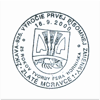 "925. výročie prvej písomnej zmienky, 25 rokov tvorby F.Horniaka"
