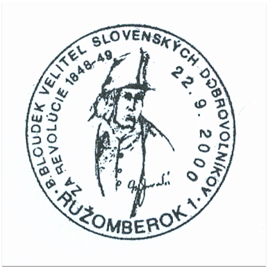 "B. Bloudek veliteľ Slovenských dobrovoľníkov za revolúcie 1848-49"