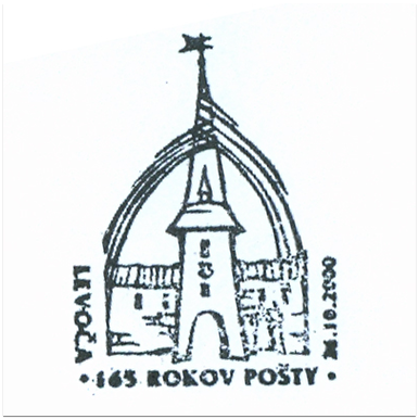 "165 rokov pošty"