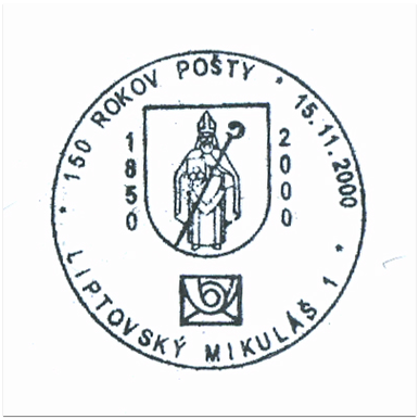 "150 rokov pošty 1850-2000"