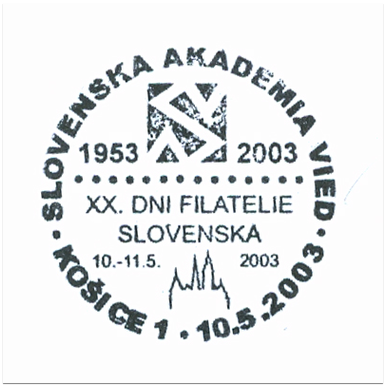 Slovenská akadémia vied, XX. dni filatelie Slovenska