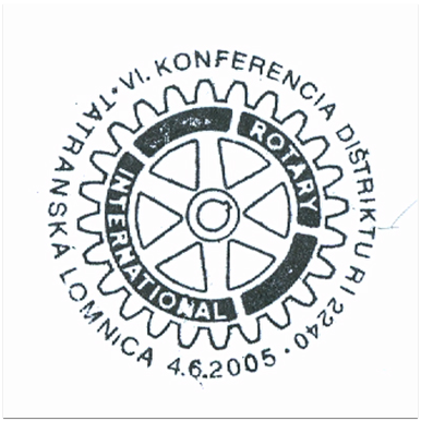 Rotary international, VI. konferencia dištriktu RI 2240