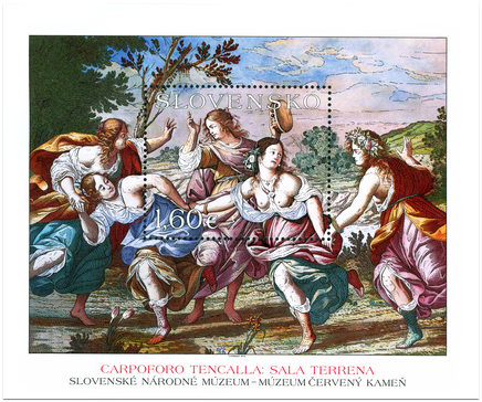 Umenie – Carpoforo Tencalla: Sala Terrena na hrade Červený Kameň