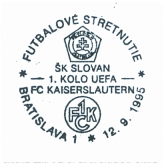 Futbalové stretnutie 1. kolo UEFA ŠK Slovan - FC Kaiserslautern 