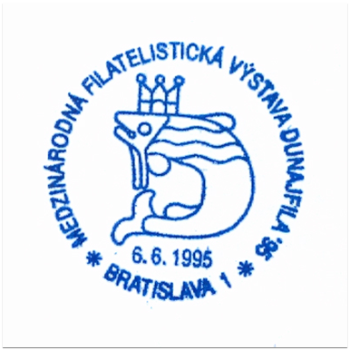 "Medzinárodná filatelistická výstava Dunajfila 95"