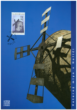 Technické pamiatky: Historické mlyny – veterný mlyn v Holíči