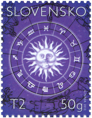 Stamp with personalised coupon - Zodiac