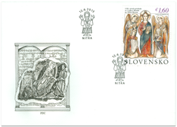 The 1150th Anniversary of the Arrival of St. Cyril and Methodius to Great Moravia. Joint Issue with Czech Republic, Vatican and Bulgaria 