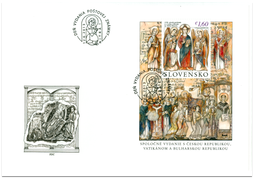 Special Cover: The 1150th Anniversary of the Arrival of St. Cyril and Methodius to Great Moravia