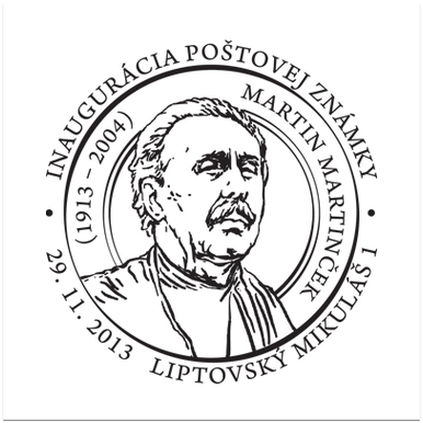 Inaugurácia poštovej známky Martin Martinček