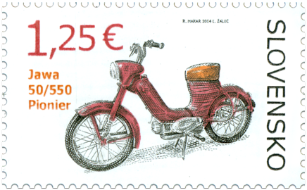 Technické pamiatky: Historické motocykle – Jawa 50/550 Pionier