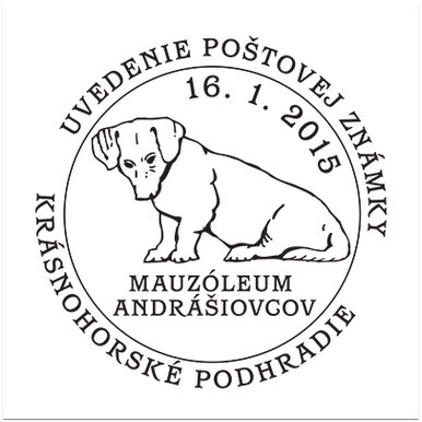 Uvedenie poštovej známky Mauzóleum Andrášiovcov