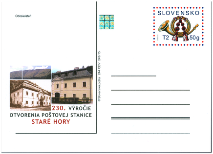 230. výročie otvorenia poštovej stanice Staré Hory