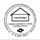 XI. medzinárodná vedecká konferencia zástupcov poštových správ a univerzít Postpoint