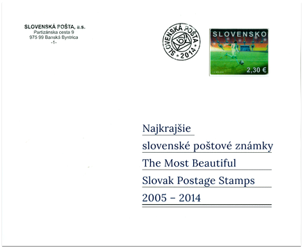 Knižná publikácia: Najkrajšie slovenské poštové známky 2005 - 2014 (bez známok)