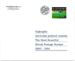 Knižná publikácia: Najkrajšie slovenské poštové známky 2005 - 2014 (bez známok)