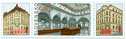 Postage Stamp Day: Bratislava 1 Post Office Building