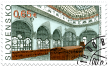 Postage Stamp Day: Bratislava 1 Post Office Building 