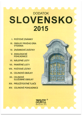 Dodatok katalógu Slovensko 2015