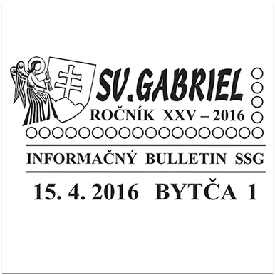Bulletin Sv. Gabriel - 25. ročník