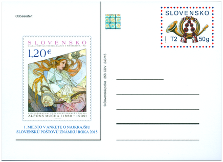 Anketa o najkrajšiu poštovú známku 2015