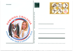 Dominika Cibulková - the Winner of WTA Tour in Singapore