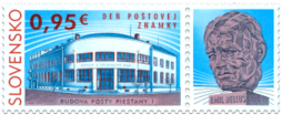 Postage Stamp Day: Piešťany 1 Post Office Building 