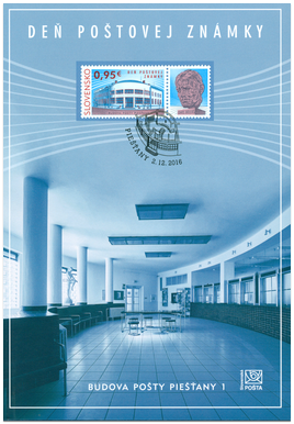 Postage Stamp Day: Piešťany 1 Post Office Building 