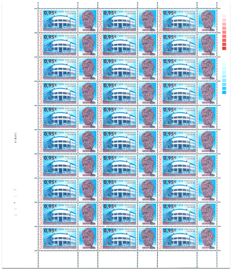 Postage Stamp Day: Piešťany 1 Post Office Building 