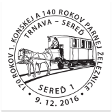 170 rokov 1. konskej a 140 rokov parnej železnice