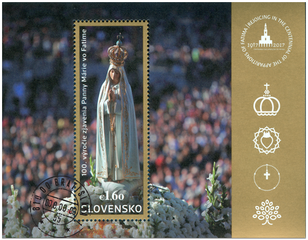 100. výročie zjavenia Panny Márie vo Fatime: Spoločné vydanie s Portugalskom, Poľskom a Luxemburskom 