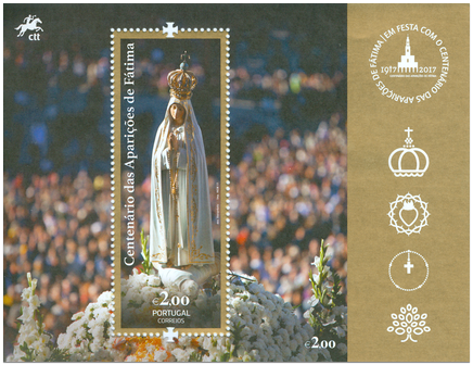 100th Anniversary of Our Lady of Fatima Apparitions - Portugal Issue