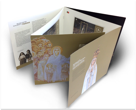 Sada spoločného vydania: 100. výročie zjavenia Panny Márie vo Fatime: Spoločné vydanie s Portugalskom, Poľskom a Luxemburskom