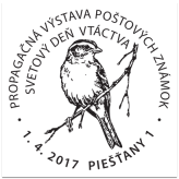 Propagačná výstava poštových známok Svetový deň vtáctva