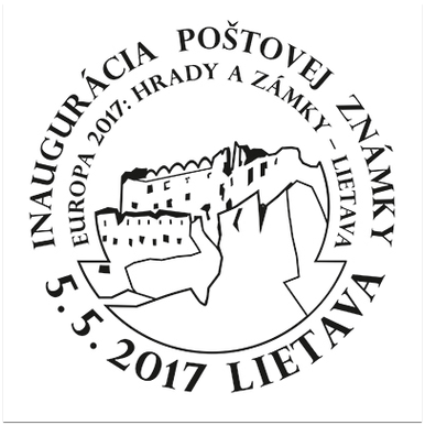 Inaugurácia poštovej známky - EUROPA 2017: Hrady a zámky - Lietava