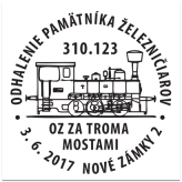 Odhalenie Pamätníka železničiarov