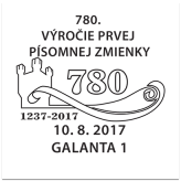 780. výročie prvej písomnej zmienky