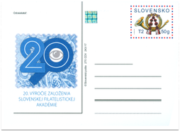 20. výročie založenia Slovenskej Filatelistickej Akadémie