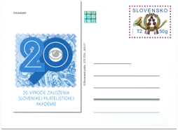 20th. Anniversary of Slovak Philately Academy