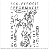 Uvedenie poštovej známky: 500 rokov reformácie