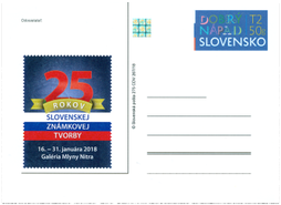 25TH ANNIVERSARY OF SLOVAK POSTAGE STAMP CREATIONS